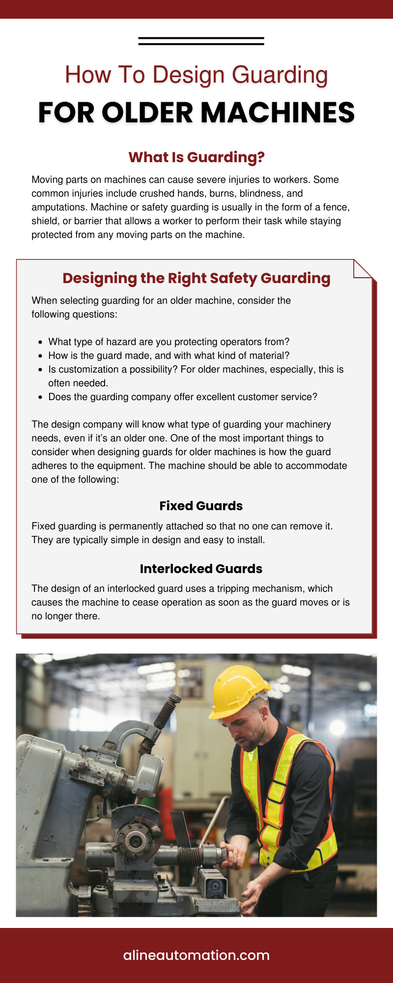 How to design guarding for older machines